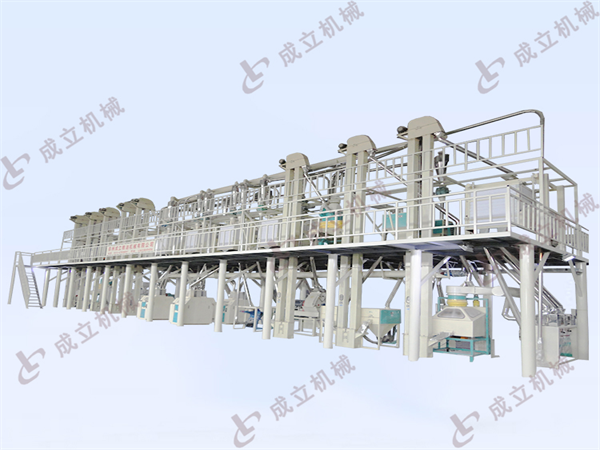 自动化日产50吨面粉加工设备生产线的定期检查